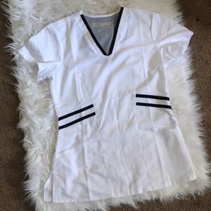 Grey’s Anatomy white scrub top
